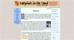 Desktop Screenshot of footprints-inthe-sand.com