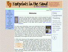 Tablet Screenshot of footprints-inthe-sand.com